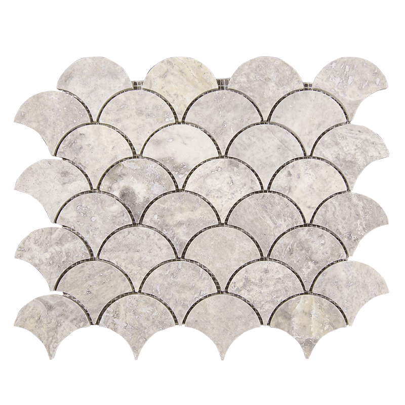 Fish Scale Silver Mosaic